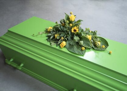 Kiste farvet grøn